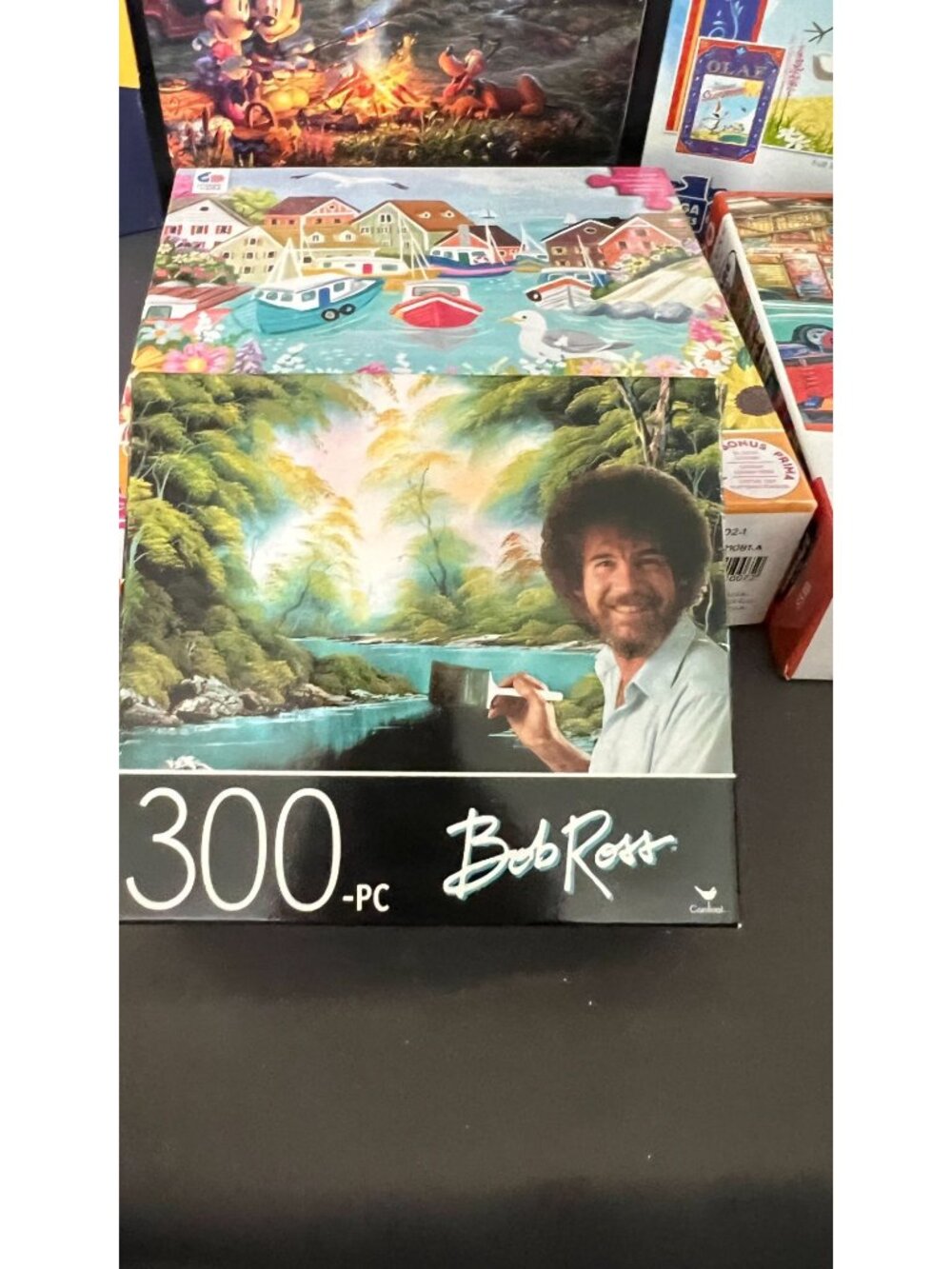 Six 300-Piece Puzzle Lot Mixed Themes Disney Bob Ross Ceaco - Picture 3 of 8